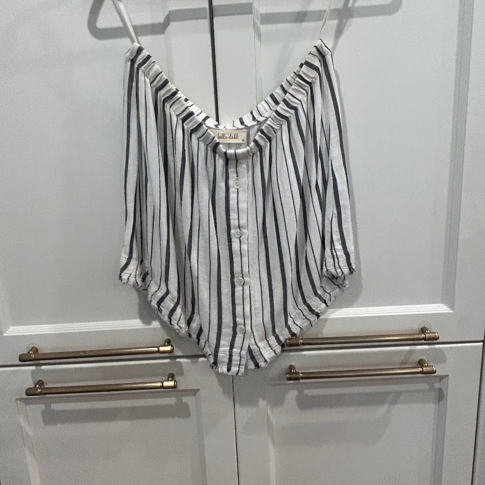 Strapless top